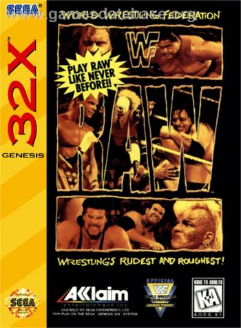 Cover WWF RAW for Sega 32X